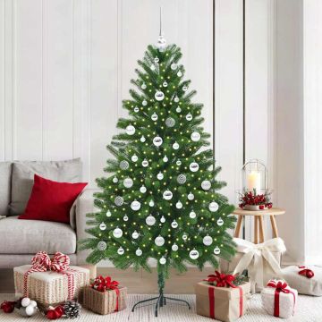Albero di Natale con 300 LED con supporto Verde 180 cm PE