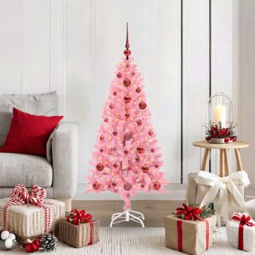 Albero di Natale Rosa 120 cm PVC