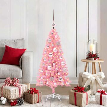 Albero di Natale Rosa 120 cm PVC