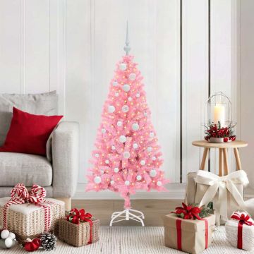 Albero di Natale Rosa 120 cm PVC