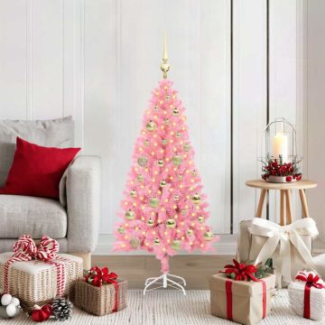 Albero di Natale Rosa 120 cm PVC