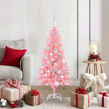 Albero di Natale Rosa 120 cm PVC
