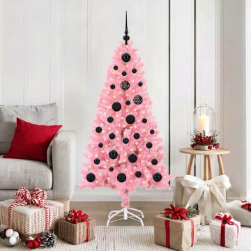 Albero di Natale Rosa 150 cm PVC