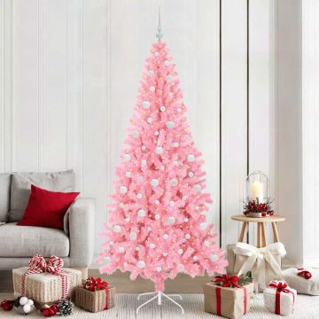 Albero di Natale Rosa 210 cm PVC