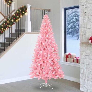 Albero di Natale Rosa 240 cm PVC