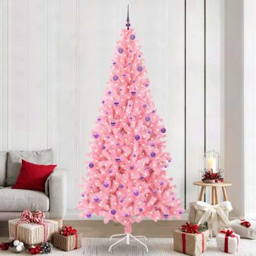 Albero di Natale Rosa 240 cm PVC
