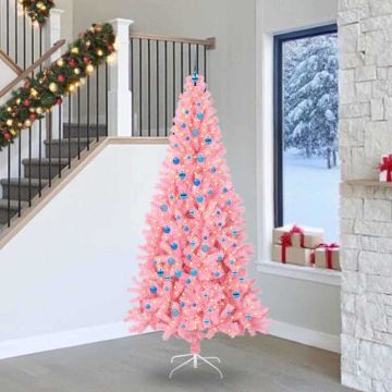 Albero di Natale Rosa 240 cm PVC