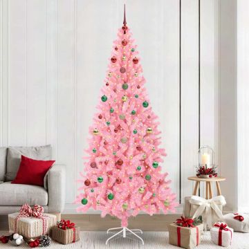 Albero di Natale Rosa 240 cm PVC