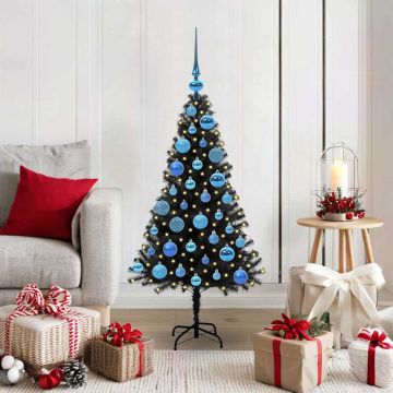 Albero di Natale Nero 120 cm PVC