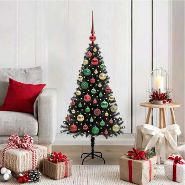 Albero di Natale Nero 120 cm PVC