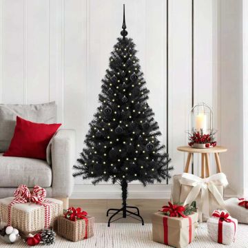 Albero di Natale Nero 150 cm PVC