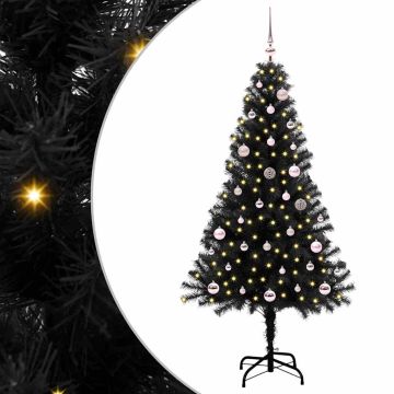 Albero di Natale Nero 150 cm PVC