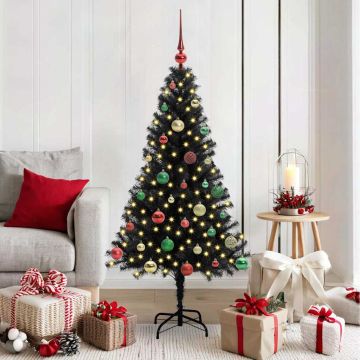 Albero di Natale Nero 150 cm PVC