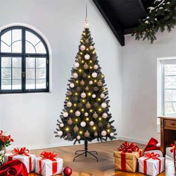 Albero di Natale Nero 180 cm PVC