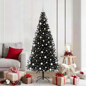 Albero di Natale Nero 180 cm PVC