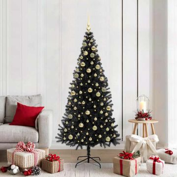 Albero di Natale Nero 180 cm PVC