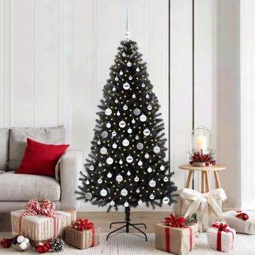 Albero di Natale Nero 180 cm PVC