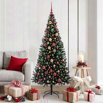 Albero di Natale Nero 180 cm PVC