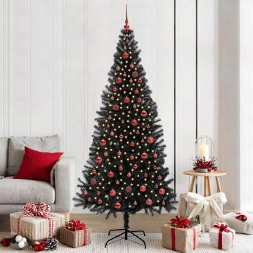 Albero di Natale Nero 210 cm PVC