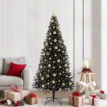 Albero di Natale Nero 210 cm PVC
