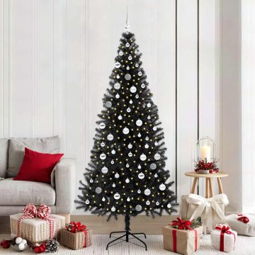 Albero di Natale Nero 210 cm PVC