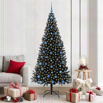 Albero di Natale Nero 210 cm PVC