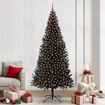 Albero di Natale Nero 240 cm PVC