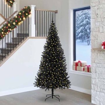Albero di Natale Nero 240 cm PVC