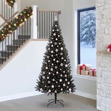 Albero di Natale Nero 240 cm PVC