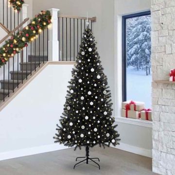 Albero di Natale Nero 240 cm PVC