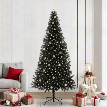 Albero di Natale Nero 240 cm PVC