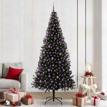 Albero di Natale Nero 240 cm PVC