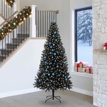 Albero di Natale Nero 240 cm PVC