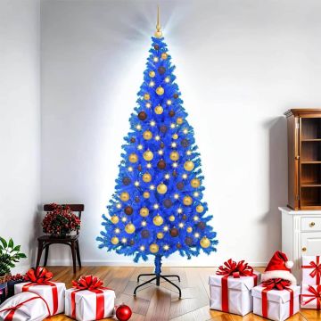 Albero di Natale Blu 180 cm PVC
