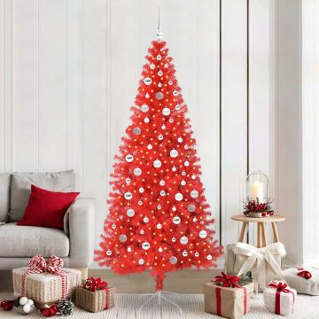 Albero di Natale Rosso 210 cm PVC