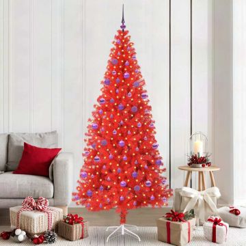 Albero di Natale Rosso 210 cm PVC