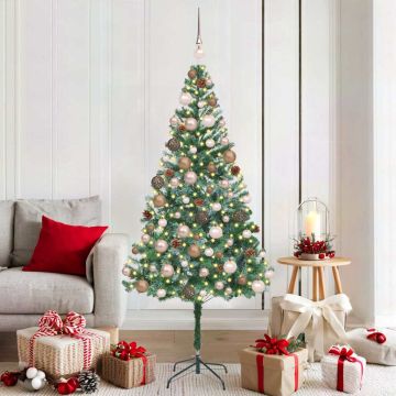 Albero di Natale artificiale Verde 180 cm PVC e Acciaio