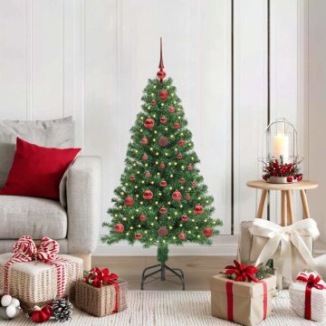 Albero di Natale artificiale con 150 LED Verde 120 cm