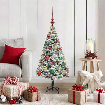 Albero di Natale artificiale con 150 LED Bianco 120 cm