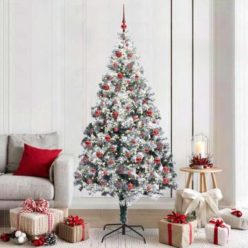 Albero di Natale artificiale Bianco 210 cm