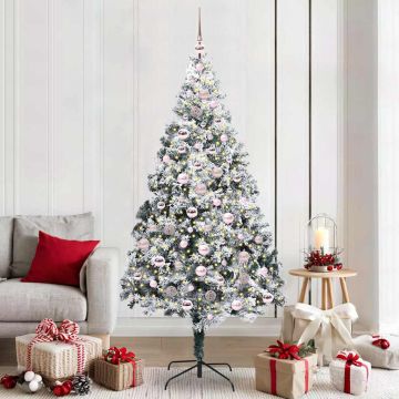 Albero di Natale artificiale Bianco 210 cm