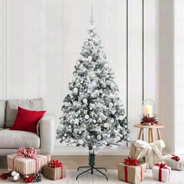Albero di Natale artificiale Bianco 210 cm
