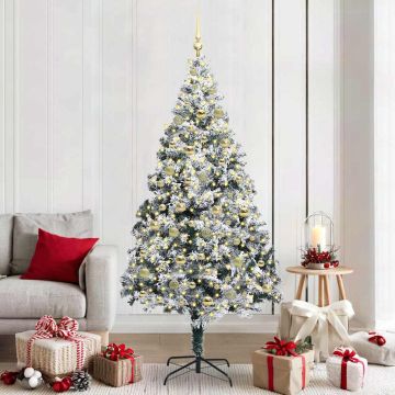 Albero di Natale artificiale Bianco 210 cm