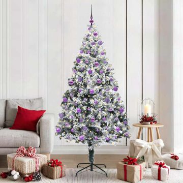 Albero di Natale artificiale Bianco 210 cm