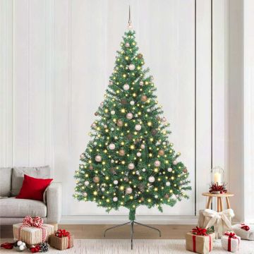 Albero di Natale artificiale con luci integrate Verde 240 cm