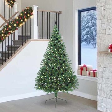 Albero di Natale artificiale con luci integrate Verde 240 cm