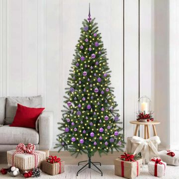 Albero di Natale artificiale Verde 210 cm PE e PVC