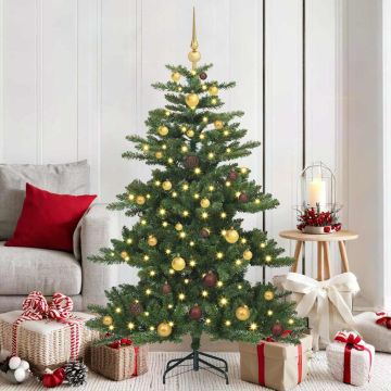Albero di Natale Artificiale con Rami Pieghevoli Verde 150 cm