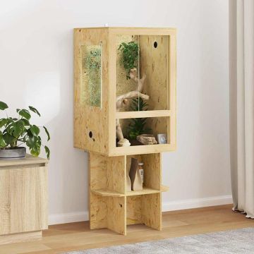 Terrario Marrone 50 x 50 x 130 cm OSB