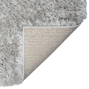 Tappeto Shaggy a Pelo Lungo Grigio 120x170 cm 50 mm
